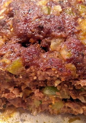 A picture of Asian Zing Meatloaf.
