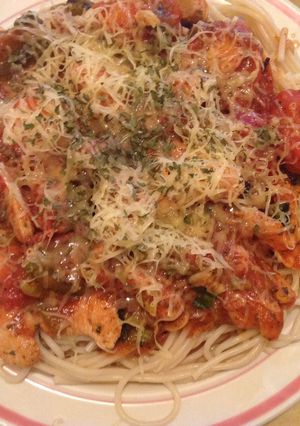 A picture of 30 Minute Tuscan Chicken Pasta.