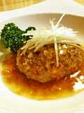 Chinese Cabbage Hamburger Steaks in Thick Japanese Ume Plum Sauce