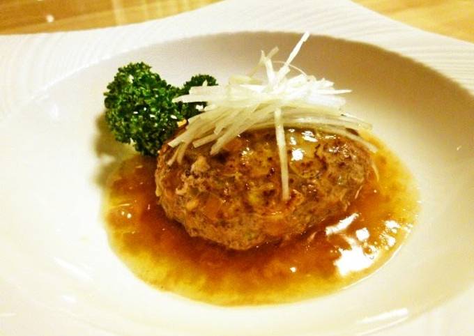 Recipe of Eric Ripert Chinese Cabbage Hamburger Steaks in Thick Japanese Ume Plum Sauce