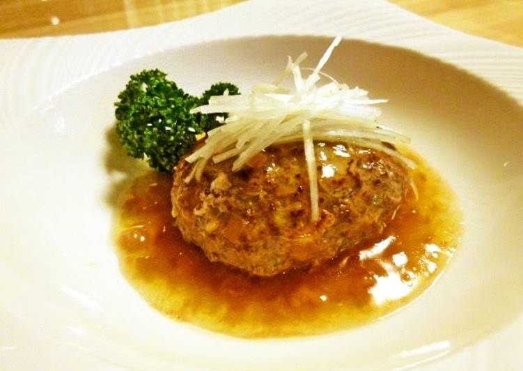 Chinese Cabbage Hamburger Steaks in Thick Japanese Ume Plum Sauce