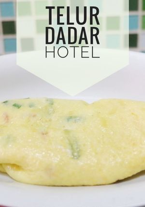 Foto resep Telor dadar / omlette / scramble egg praktis ala hotel