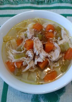 A picture of Easy Chicken Noodle Soup.