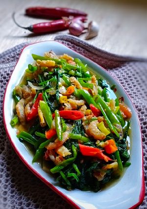 Foto resep Tumis Kangkung Ebi Pedas