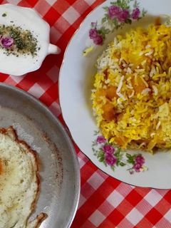 عکسی از دستور کدو پلو