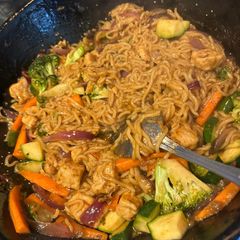 A picture of All time favourite noodles with a twist 💕.