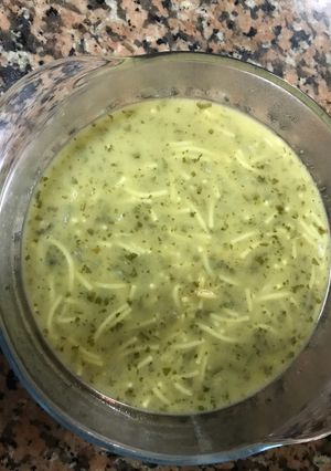 صورة لوصفة طريقة صنع شوربة الشعرية
