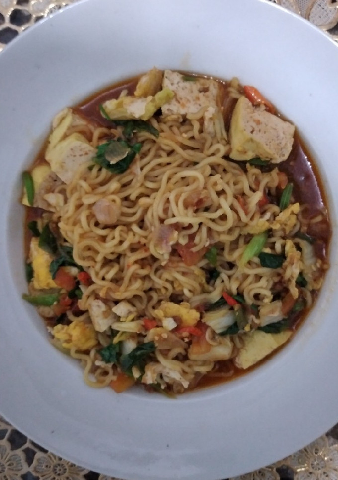 Foto resep Mie Goreng Nyemek with Indomie