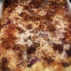 Peach Dump Cake A picture of Peach Dump Cake.