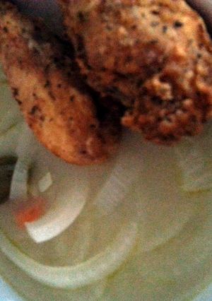 A picture of Escabeche (onion soup - Belizean style).
