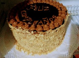 Una foto de Torta de milhojas hecha de puro amor