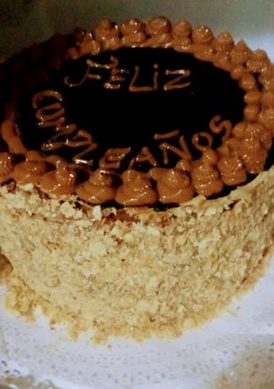 Una foto de Torta de milhojas hecha de puro amor