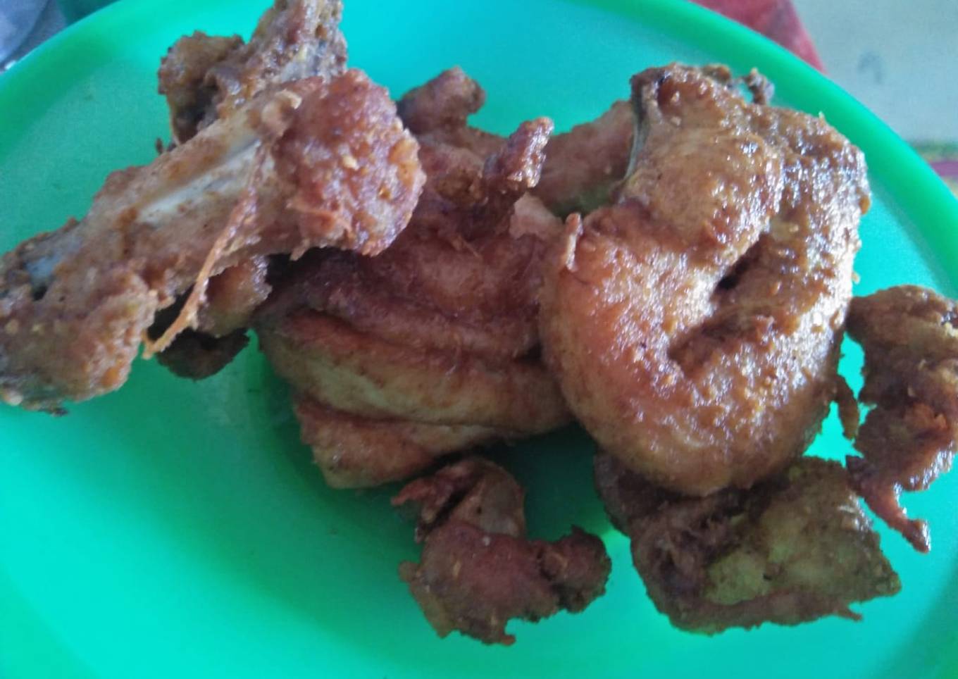 Ayam goreng sederhana tanpa ungkep