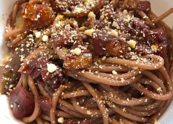 Easiest Way to Prepare Yummy Red Wine  Spaghetti 