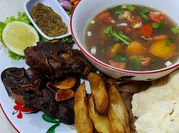 Gambar sop buntut bakar