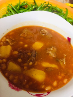 عکسی از دستور خورشت لوبيا سفيد