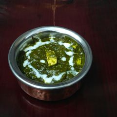 Palak paneer A picture of Palak paneer.