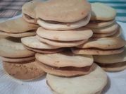 Una foto de masa para alfajores
