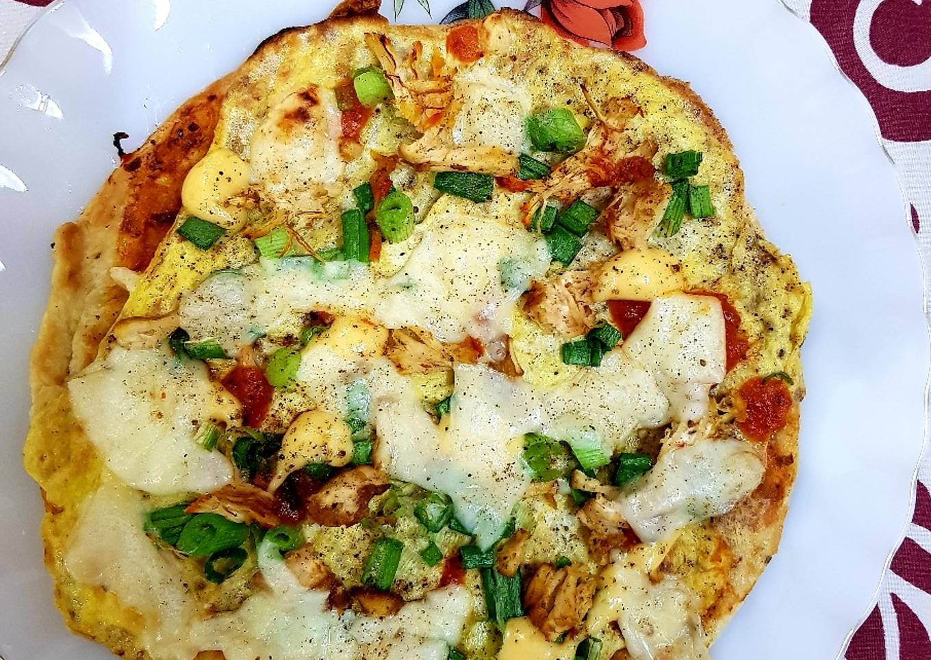 3 colour recipe pizza paratha