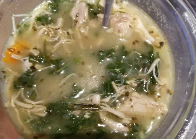 Steps to Make Ultimate Instant Pot Chicken Thigh and Kale Soup