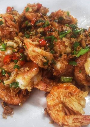 รูปของ กุ้งผัดพริกเกลือ