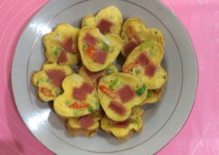 Telur dadar bawang prei #berburucelemekemas #resolusi2019