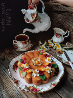 عکسی از دستور کیک وانیلی