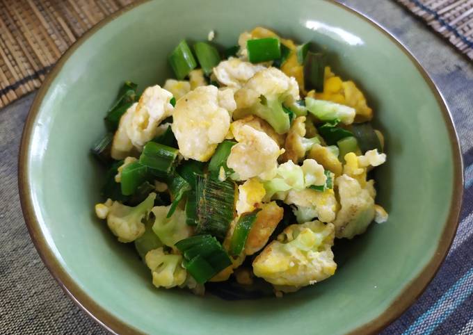 Cara  membuat Orek putel bunga kol yang sempurna