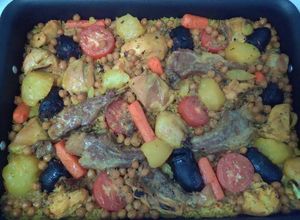 Una foto de Arroz al horno a mi estilo...😋