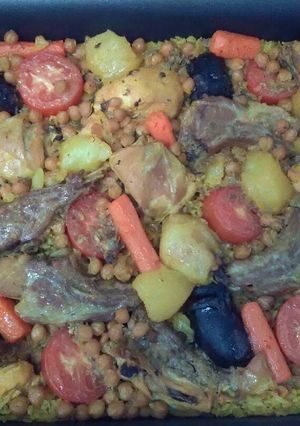 Una foto de Arroz al horno a mi estilo...😋