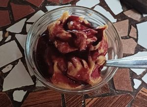 Una foto de Helado de plátano, lúcuma damasco #Calendario 2025🎄🌲🔪🍽️