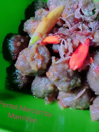 Cara Mudah Membikin Resep Pentol mercon adyuhhaaii yang Lezat Sekali Anti Ribet, Bisa Manjain Lidah