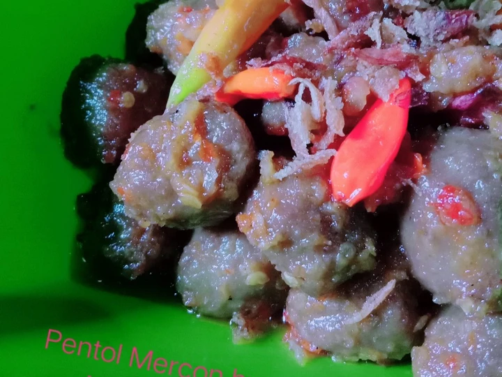 Cara Mudah Membikin Resep Pentol mercon adyuhhaaii yang Lezat Sekali Anti Ribet, Bisa Manjain Lidah