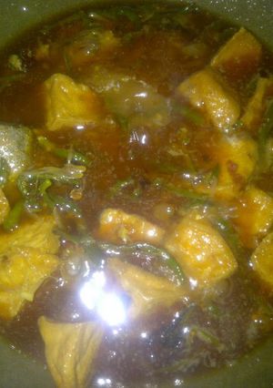 Foto resep Tongkol cabe hijau kuah asam