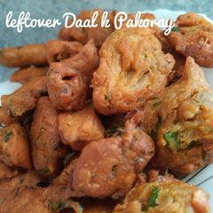 Leftover Daal k Mazaydar Pakoray A picture of Leftover Daal k Mazaydar Pakoray.