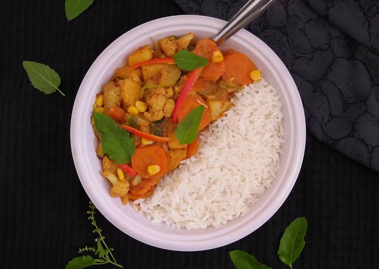Vegan thai red curry