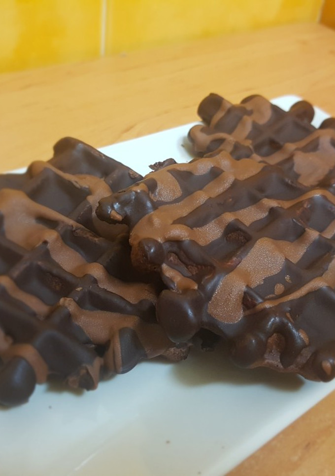 Una foto de Gofres muerte por chocolate