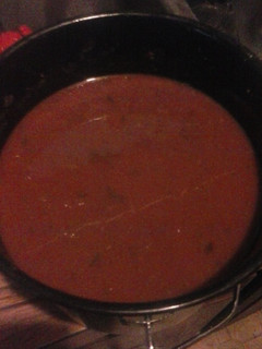 A picture of Yummy homemade chilli.