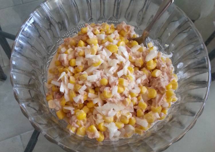 Simple Way to Prepare Perfect Tuna Corn Salad