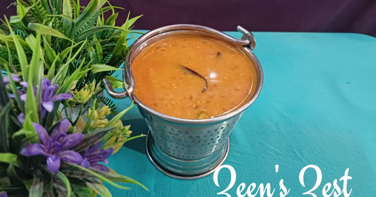 Three Lentils Khatti Daal Recipe by ZMA Cookpad