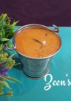A picture of Three Lentils Khatti Daal.