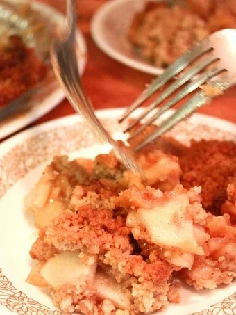 Recipe Exquisite Apple Crumble Pie which Delicious