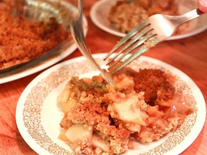 Recipe Exquisite Apple Crumble Pie which Delicious
