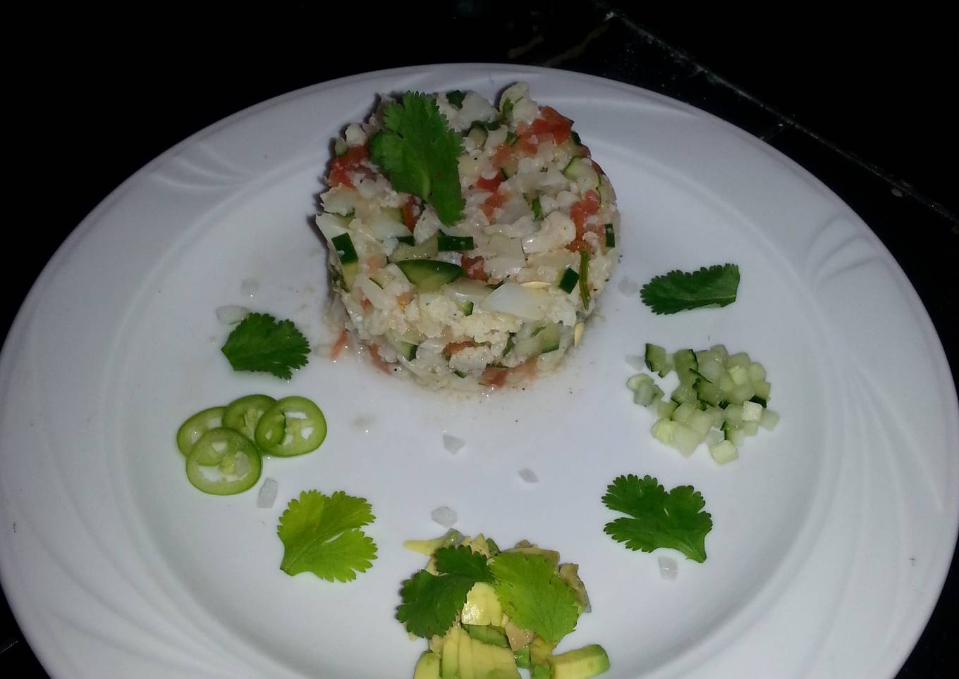 Cauliflower ceviche