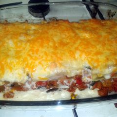 A picture of Airam's lasagna.