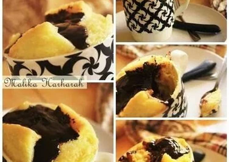 Chocolate mug bread pudding ♡