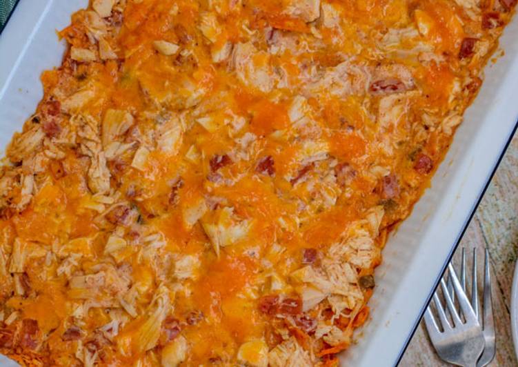 Steps to Make Quick Doritos chicken cheese casserole