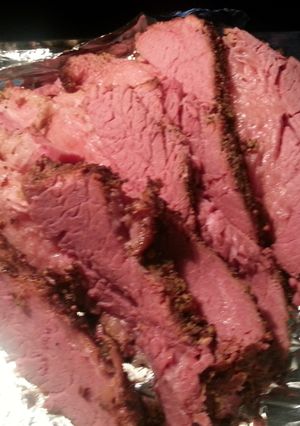 A picture of Homemade Pastrami!.