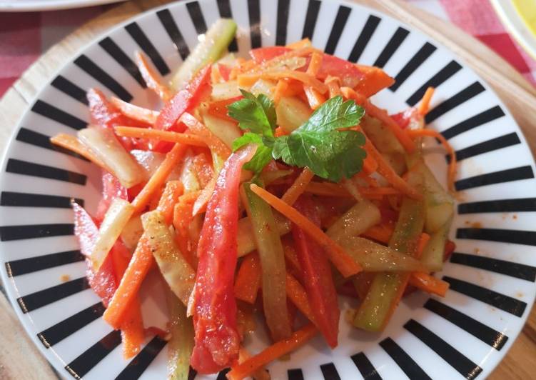 Simple Way to Make Crunchy, tangy masala salad in 23 Minutes for Young Wife