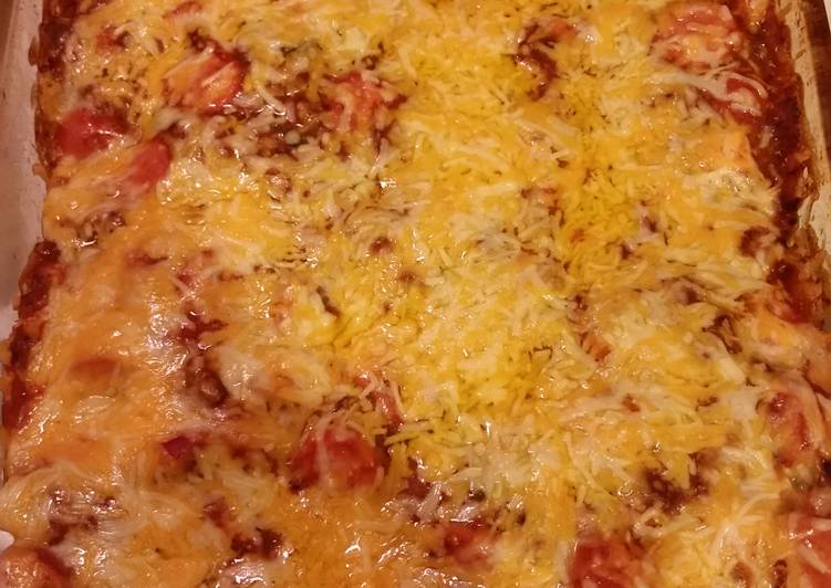 Easiest Way to Make Super Quick Homemade Chili Cheese Dog Casserole